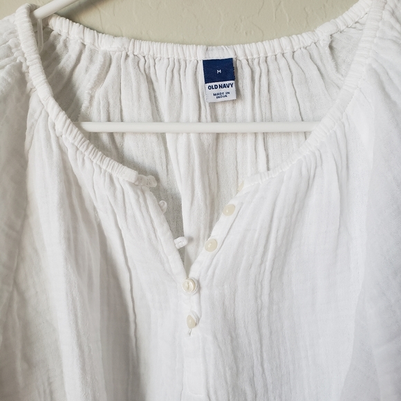 Old Navy Double Weave Long Sleeve Blouse - Picture 10 of 17